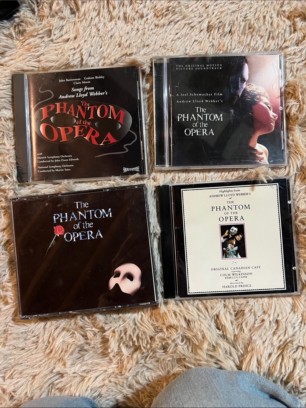 The Phantom of the Opera CD Collection - x4 CDs including Film, Canadian, & more